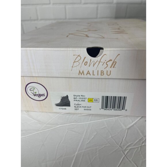 Black Wedge Ankle Boots - Picture 2 of 13